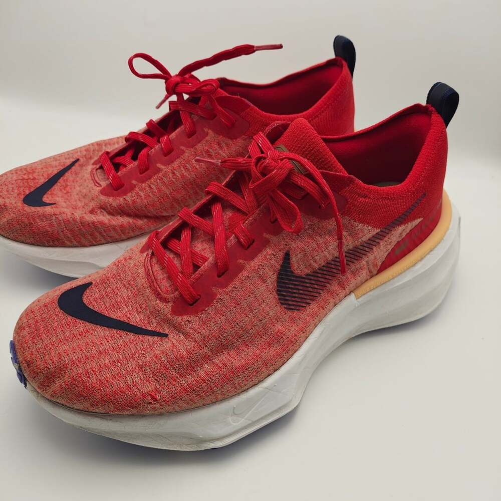 Nike ZoomX Invincible Run 3 Red Flyknit Women Size 10 Running Shoes FN1187-600